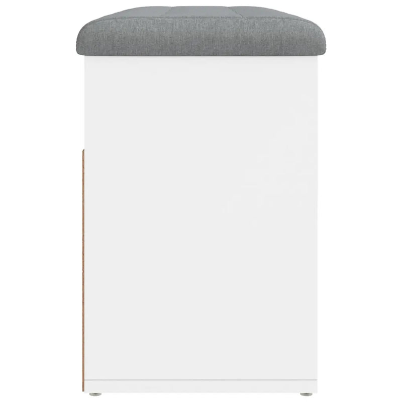 Shoe Bench White 82x32x45.5 cm Engineered Wood