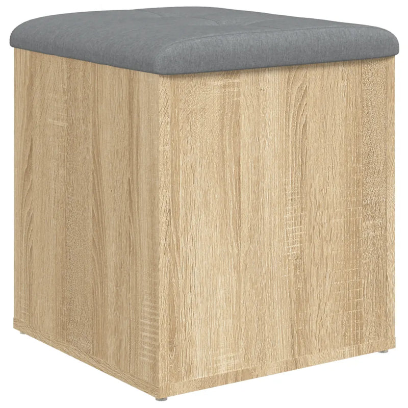 Storage Bench Sonoma Oak 42x42x45 cm Engineered Wood