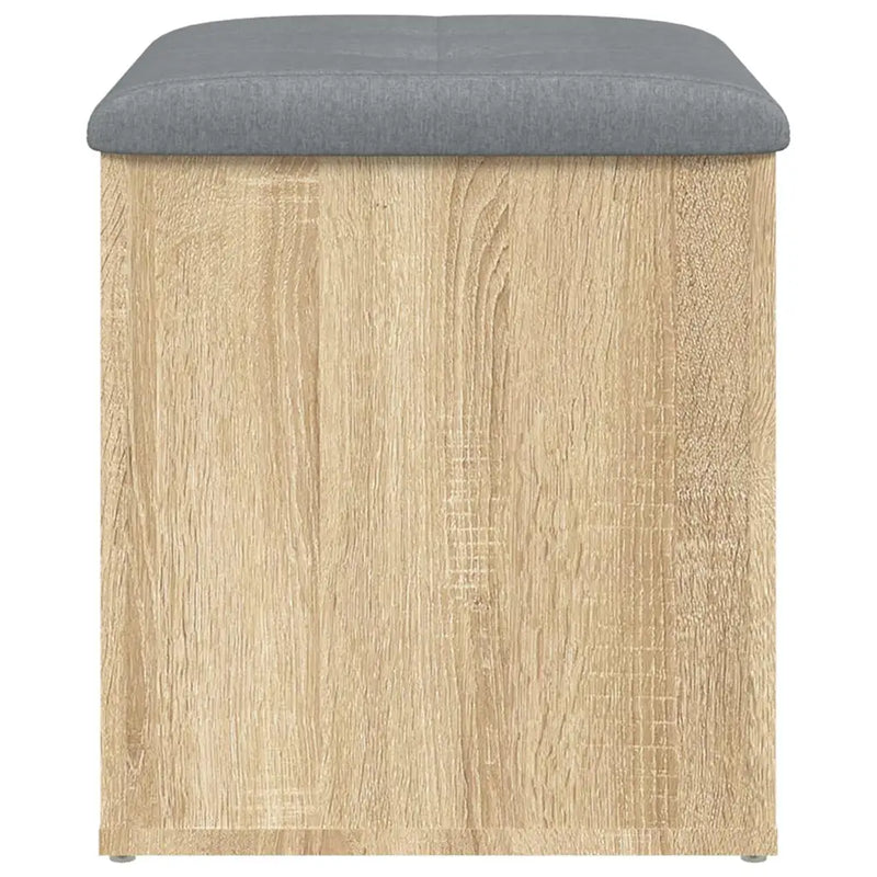 Storage Bench Sonoma Oak 42x42x45 cm Engineered Wood