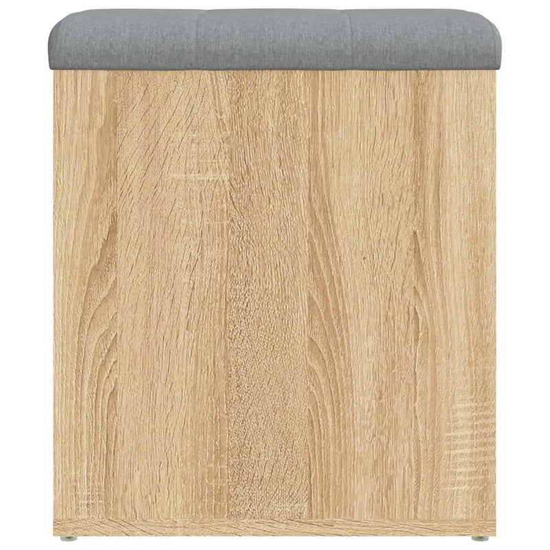 Storage Bench Sonoma Oak 42x42x45 cm Engineered Wood
