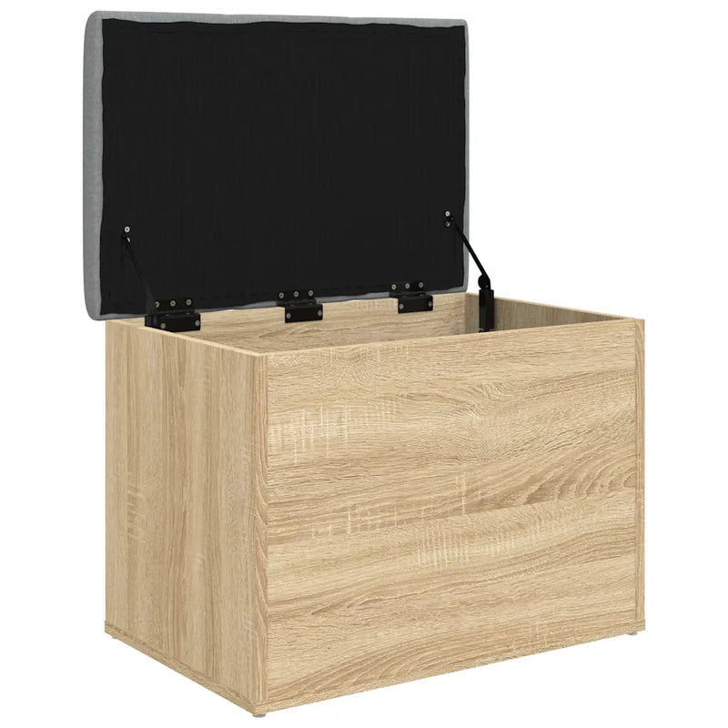 Storage Bench Sonoma Oak 62x42x45 cm Engineered Wood