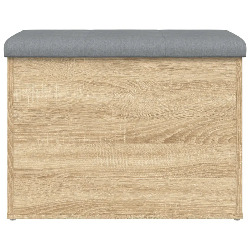 Storage Bench Sonoma Oak 62x42x45 cm Engineered Wood