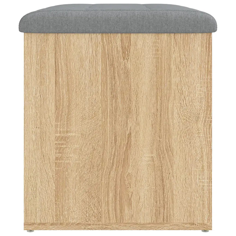 Storage Bench Sonoma Oak 62x42x45 cm Engineered Wood