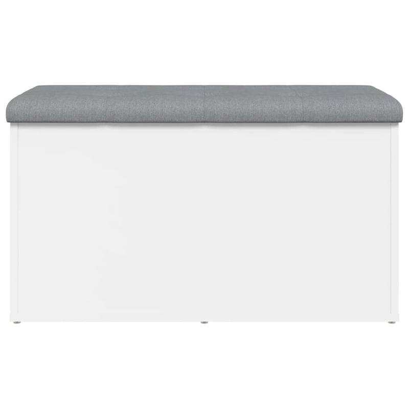 vidaXL Storage Bench White 82x42x45 cm Engineered Wood