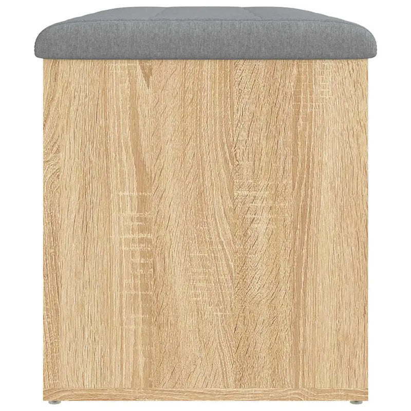 Storage Bench Sonoma Oak 82x42x45 cm Engineered Wood