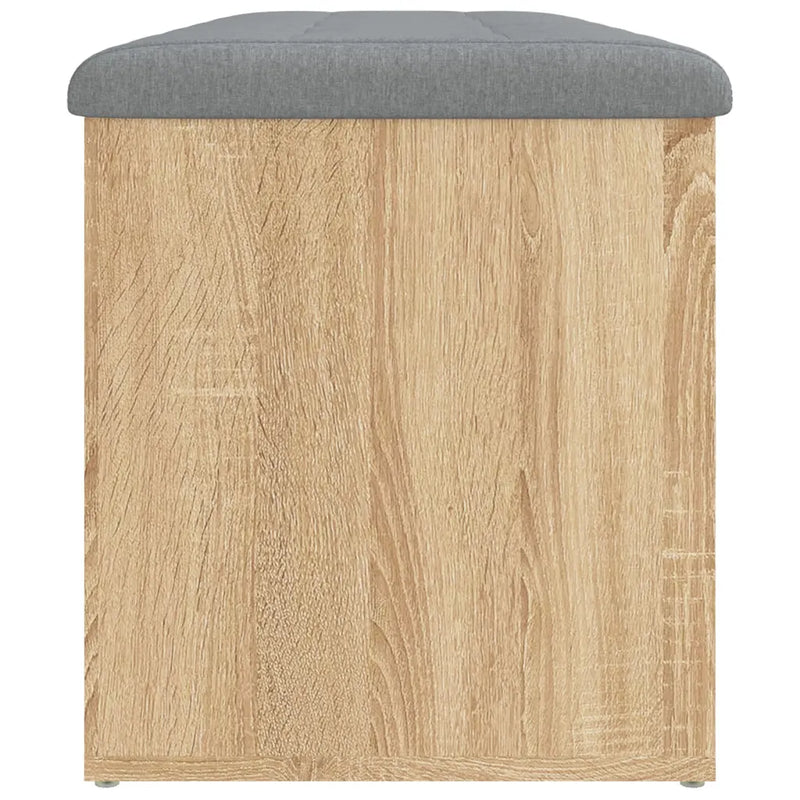 Storage Bench Sonoma Oak 102x42x45 cm Engineered Wood