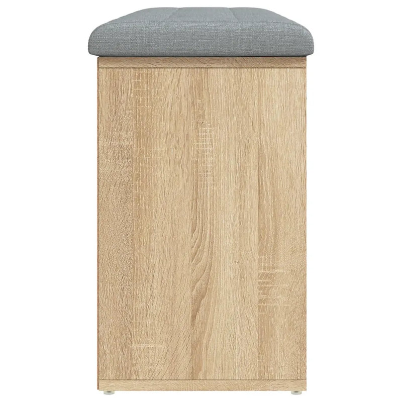 Shoe Bench Sonoma Oak 102x32x50 cm Engineered Wood