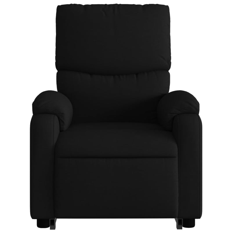 vidaXL Electric Stand up Massage Recliner Chair Black Fabric