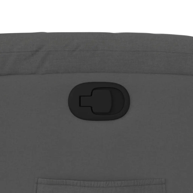 Recliner Chair Dark Grey Fabric