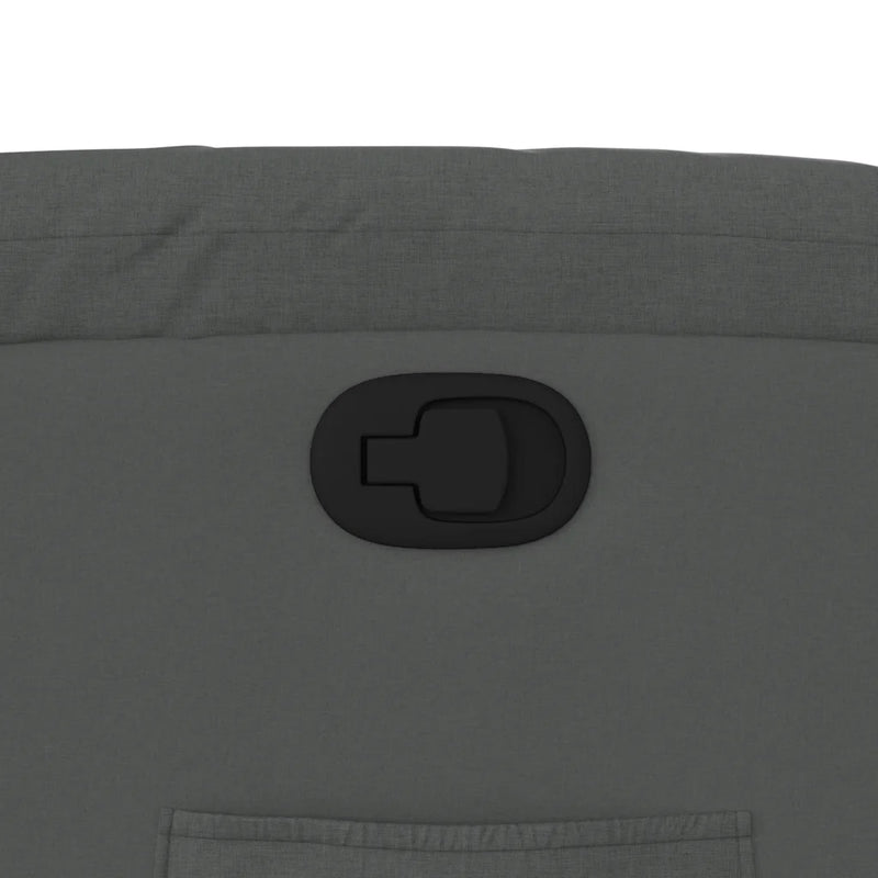 Stand up Recliner Chair Dark Grey Fabric
