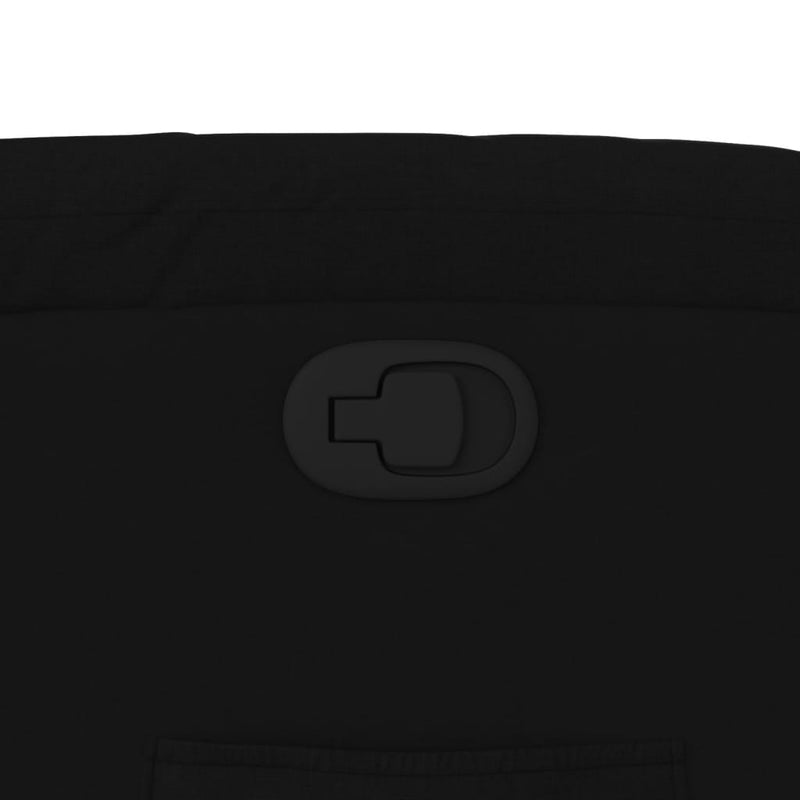 Stand up Massage Recliner Chair Black Fabric