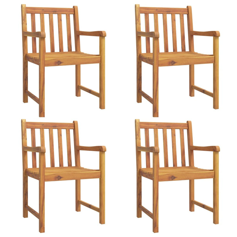 vidaXL 5 Piece Garden Dining Set Solid Wood Acacia