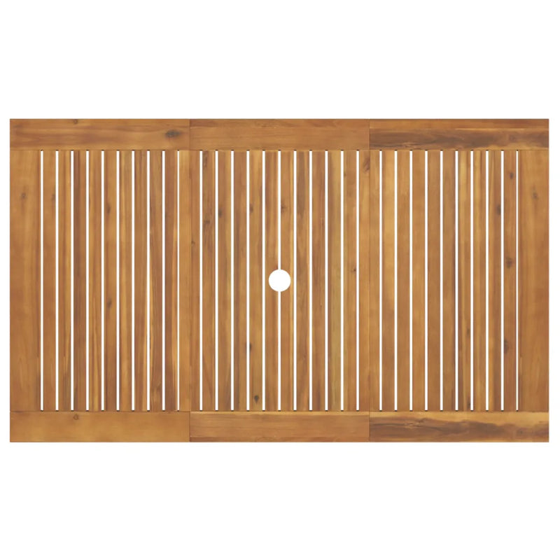 5 Piece Garden Dining Set Solid Wood Acacia
