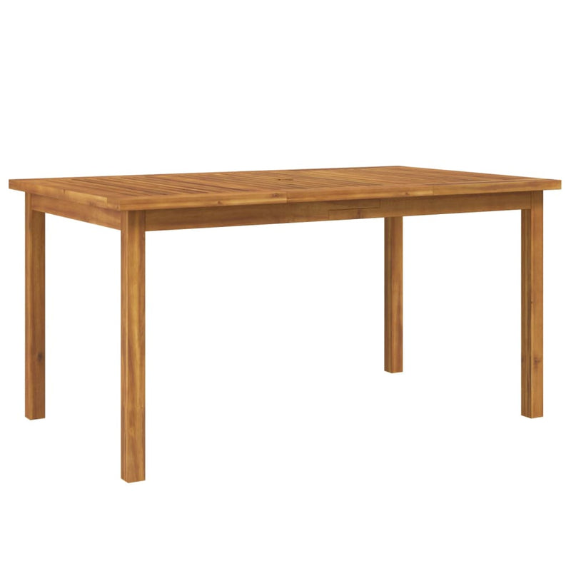 vidaXL 7 Piece Garden Dining Set Solid Wood Acacia