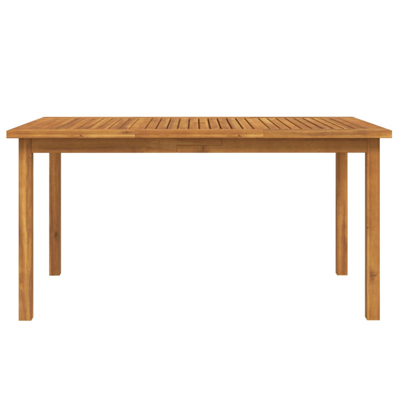 vidaXL 7 Piece Garden Dining Set Solid Wood Acacia