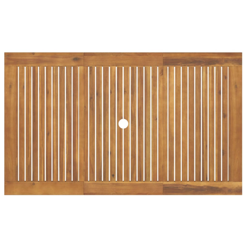 vidaXL 7 Piece Garden Dining Set Solid Wood Acacia