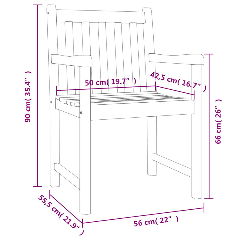 9 Piece Garden Dining Set Solid Wood Acacia