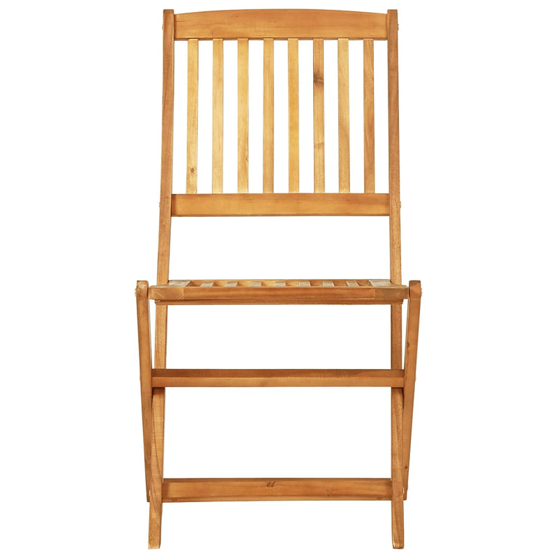vidaXL 3 Piece Folding Garden Dining Set Solid Wood Acacia