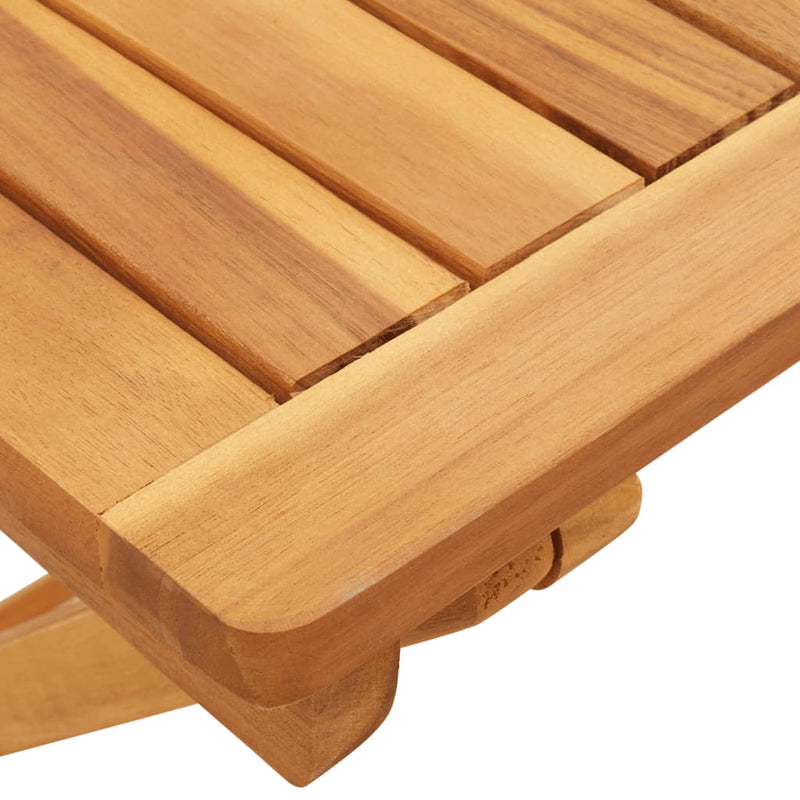 vidaXL 3 Piece Folding Garden Dining Set Solid Wood Acacia