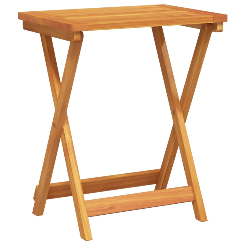 vidaXL 3 Piece Folding Garden Dining Set Solid Wood Acacia
