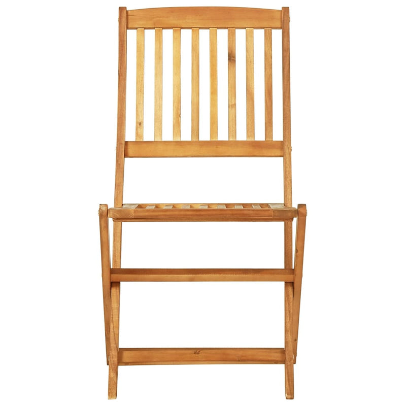 vidaXL 3 Piece Folding Garden Dining Set Solid Wood Acacia