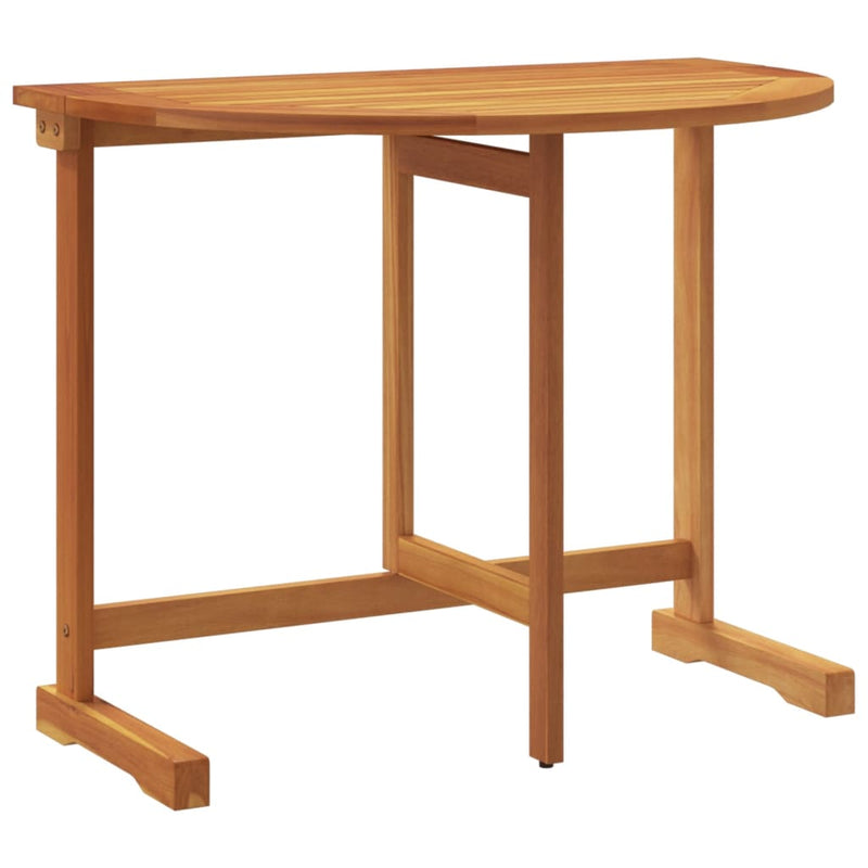 vidaXL 3 Piece Folding Garden Dining Set Solid Wood Acacia