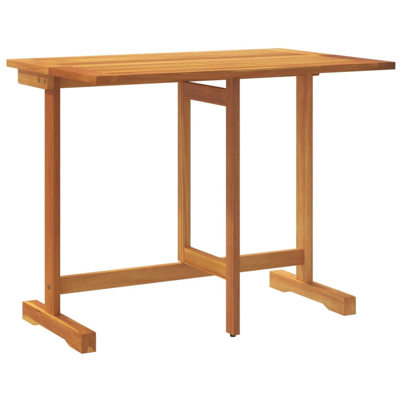vidaXL 3 Piece Folding Garden Dining Set Solid Wood Acacia