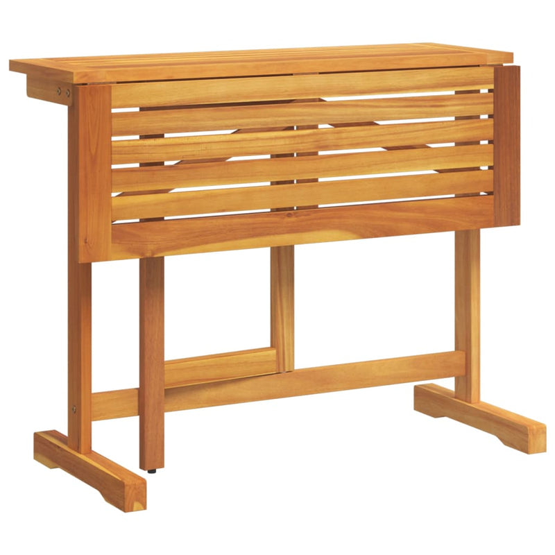 vidaXL 3 Piece Folding Garden Dining Set Solid Wood Acacia