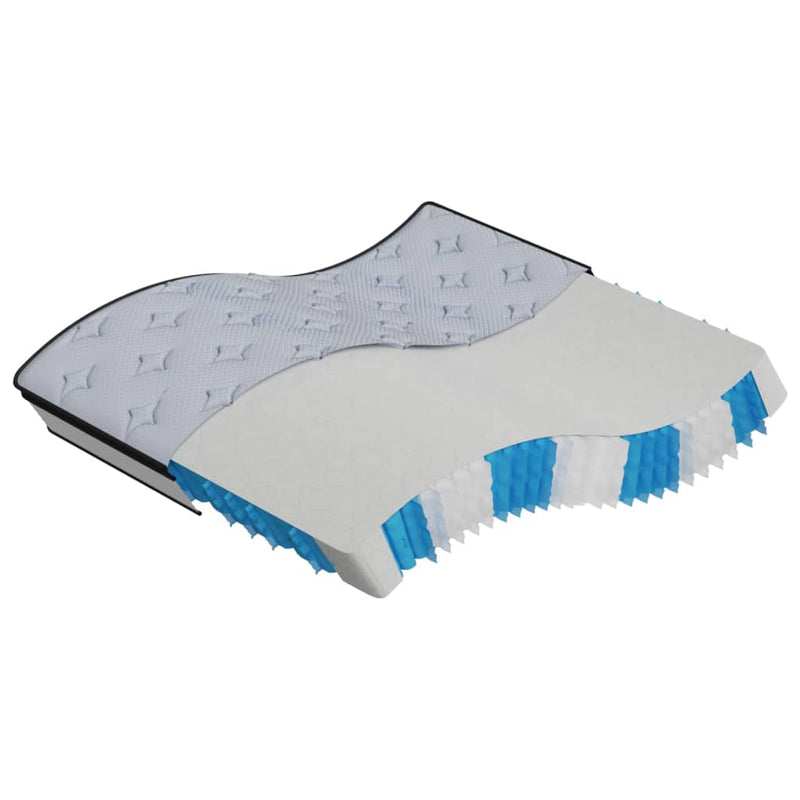vidaXL Pocket Spring Mattress Medium 152x203 cm Queen Size