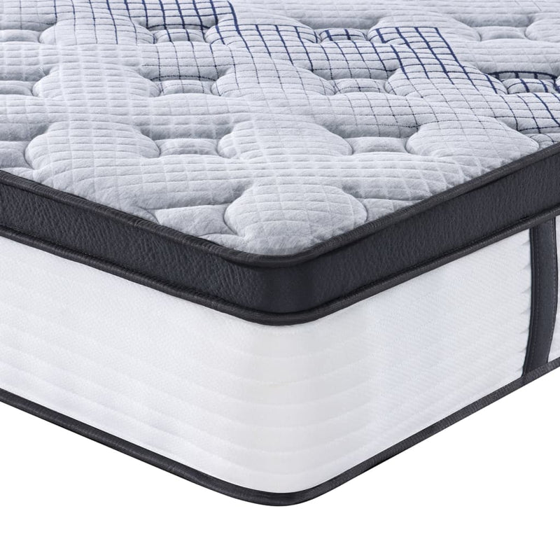 vidaXL Pocket Spring Mattress Medium 152x203 cm Queen Size