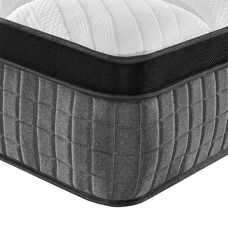vidaXL Pocket Spring Mattress Medium Plus 137x190 cm Double Size