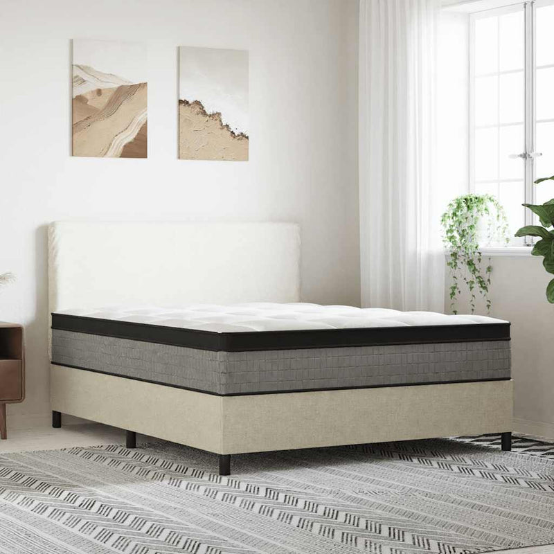 vidaXL Pocket Spring Mattress Medium Plus 152x203 cm Queen Size