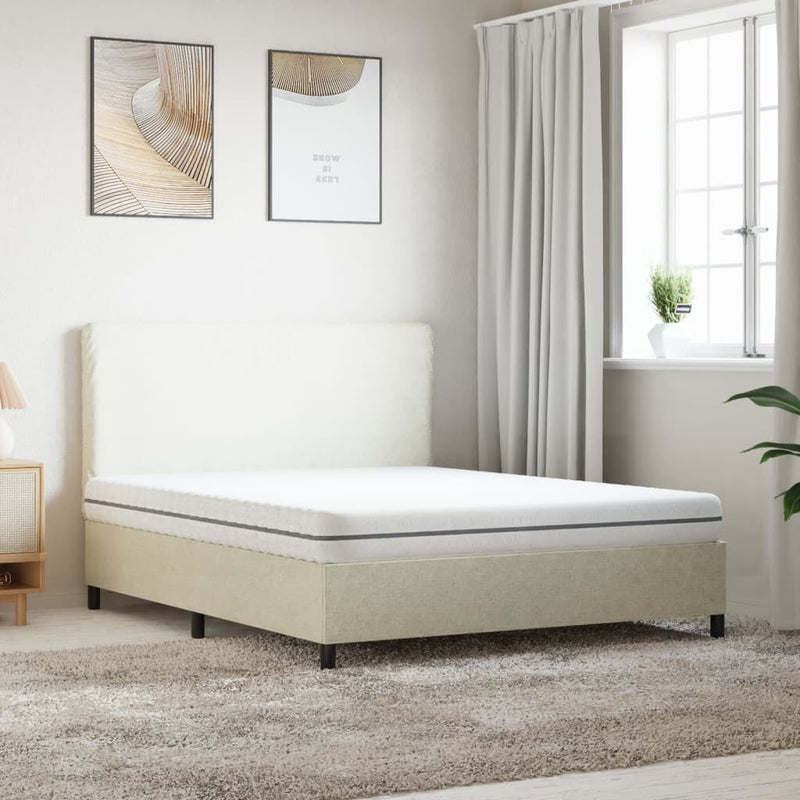 vidaXL Foam Mattress Medium Soft 152x203 cm Queen Size