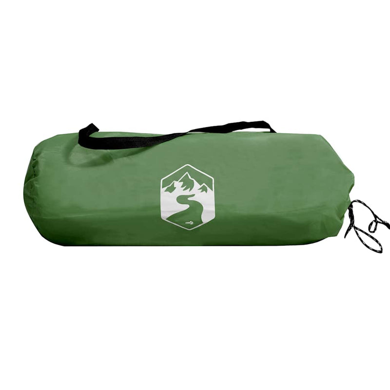 vidaXL Camping Tent Tunnel 4-Person Green Waterproof
