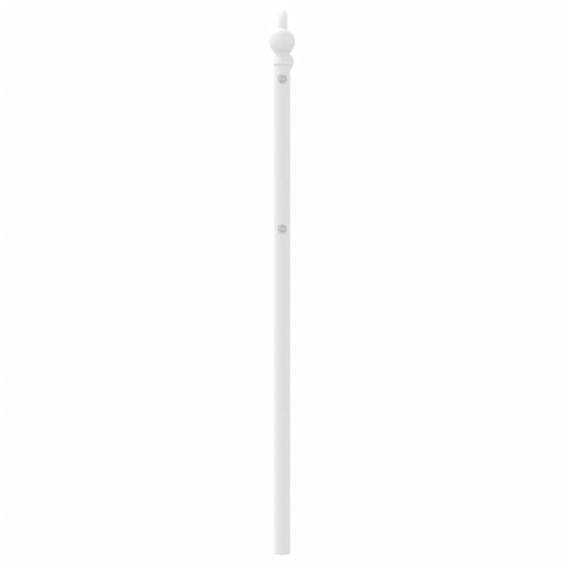 vidaXL Metal Headboard White 90 cm