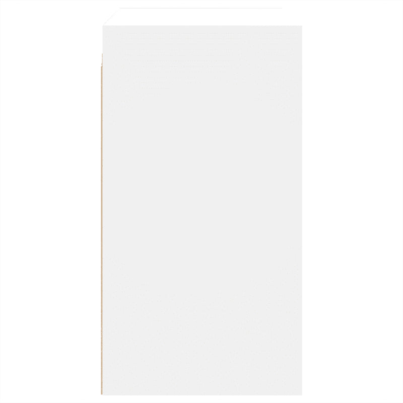 Wall Cabinet with Glass Doors White 68x37x68.5 cm