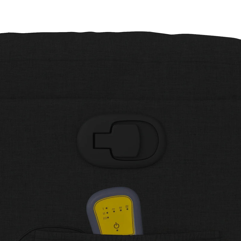 Stand up Massage Recliner Chair Black Fabric