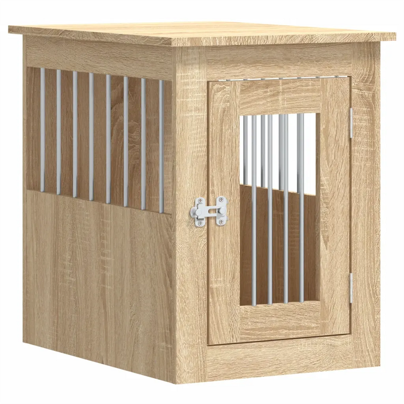 Dog Crate Furniture Sonoma Oak 45x62x59 cm Engineered Wood