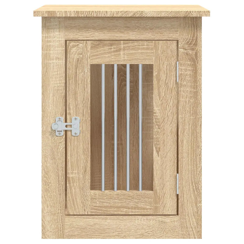 Dog Crate Furniture Sonoma Oak 45x62x59 cm Engineered Wood