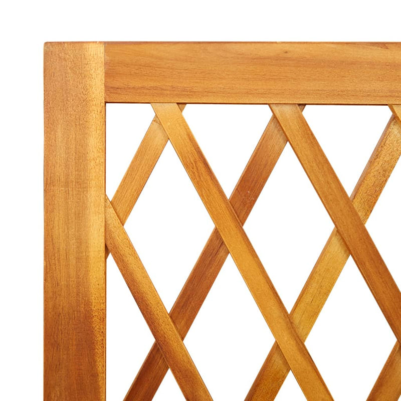 Planter with Trellis 100x32x165 cm Solid Wood Acacia