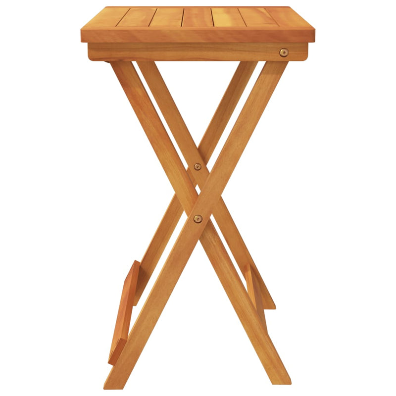 vidaXL Folding Garden Table 50x36x60 cm Solid Wood Acacia