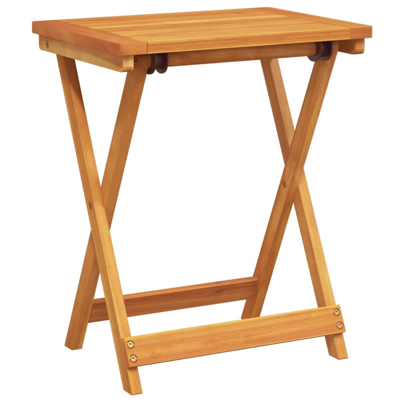 vidaXL Folding Garden Table 50x36x60 cm Solid Wood Acacia