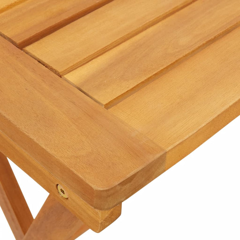 vidaXL Folding Garden Table 50x36x60 cm Solid Wood Acacia