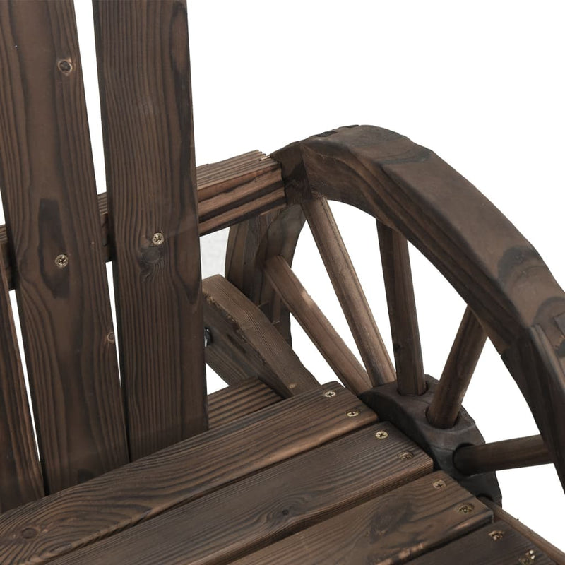vidaXL Garden Adirondack Chair Solid Wood Fir