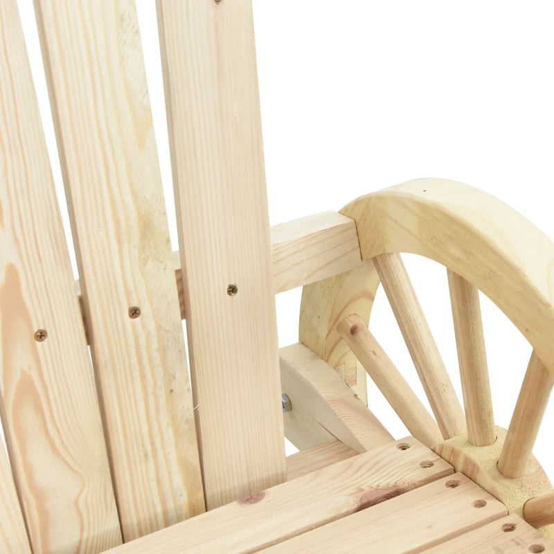 vidaXL Garden Adirondack Chairs 2 pcs Solid Wood Fir