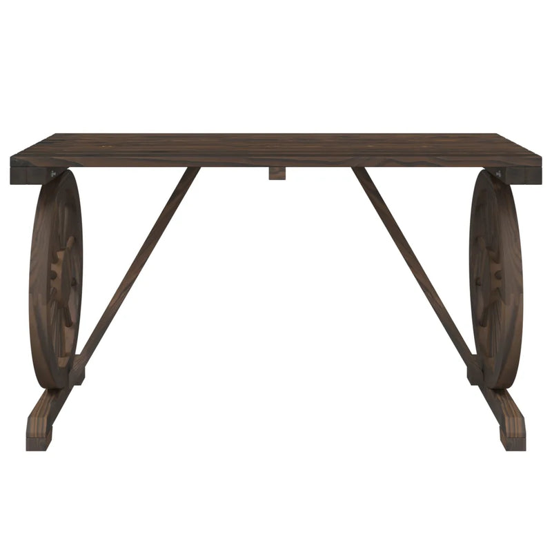 Garden Table 115x55x65 cm Solid Wood Fir
