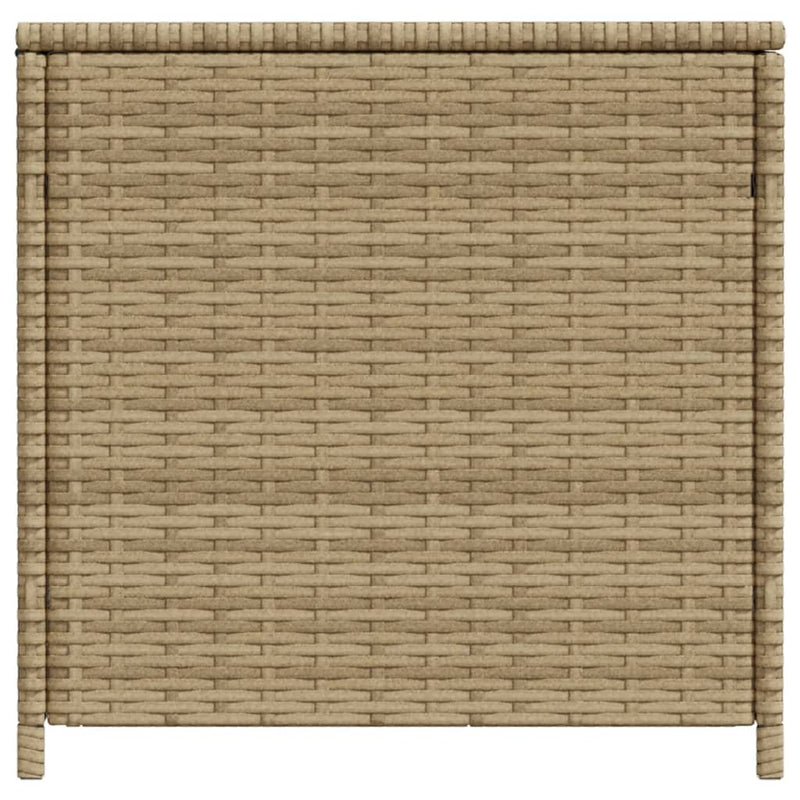 Garden Storage Box Mix Beige 469L Poly Rattan