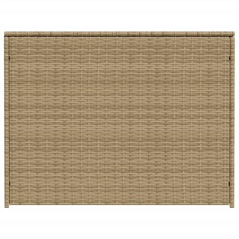 vidaXL Garden Storage Box Mix Beige 984L Poly Rattan