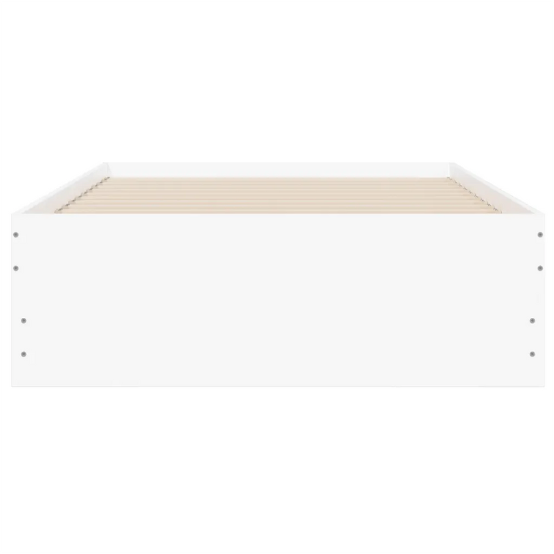 Bed Frame with Drawers without Mattress White 90x190 cm