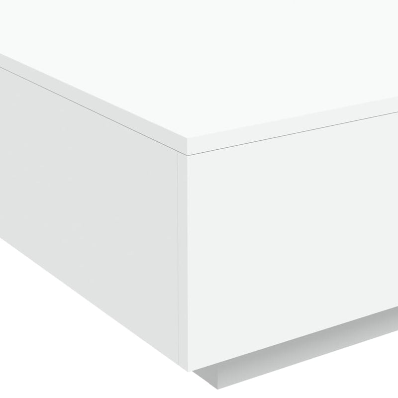 vidaXL Coffee Table White 80x80x31 cm Engineered Wood